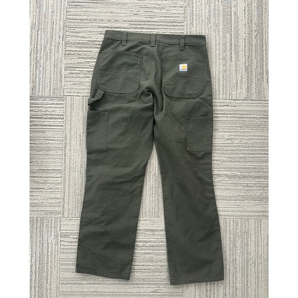 Carhartt Men’s Carpenter Double Knee Pant / Green / 33 - Picture 4 of 5